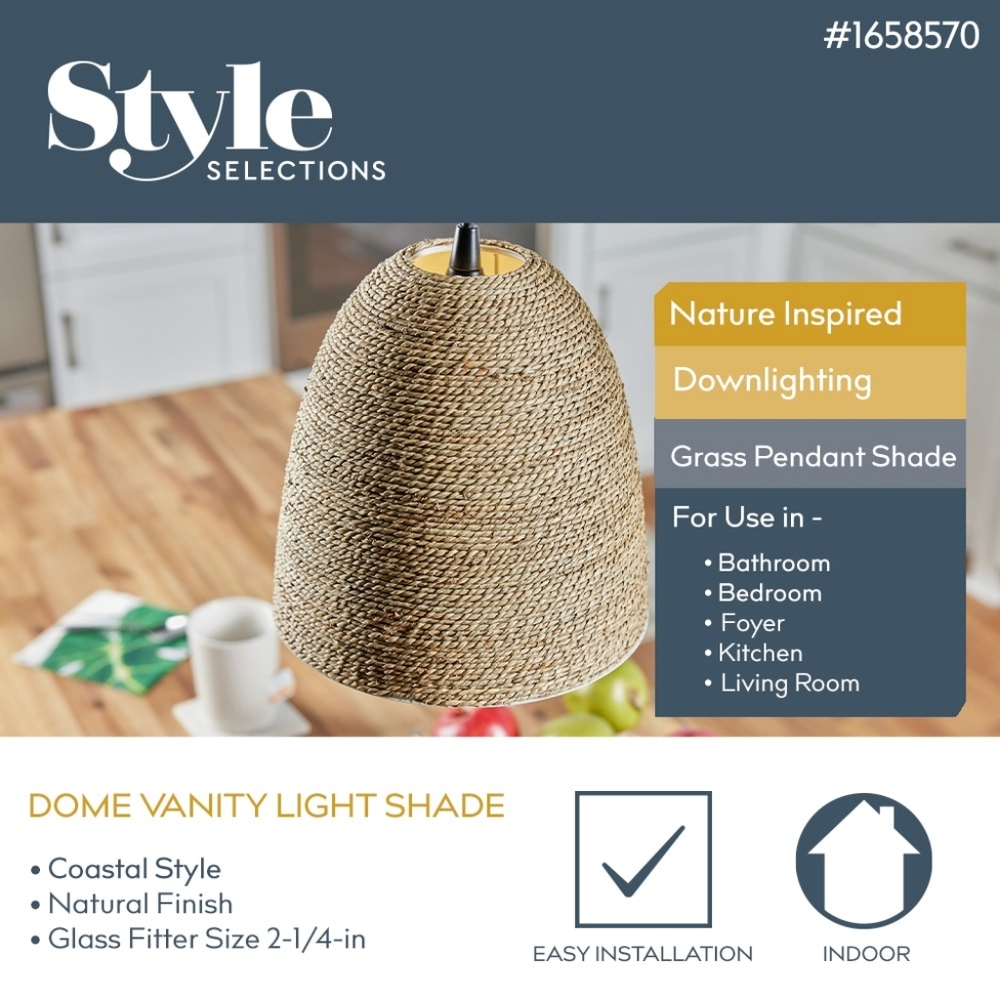 3 Boho Coastal Rope Kitchen Pendants